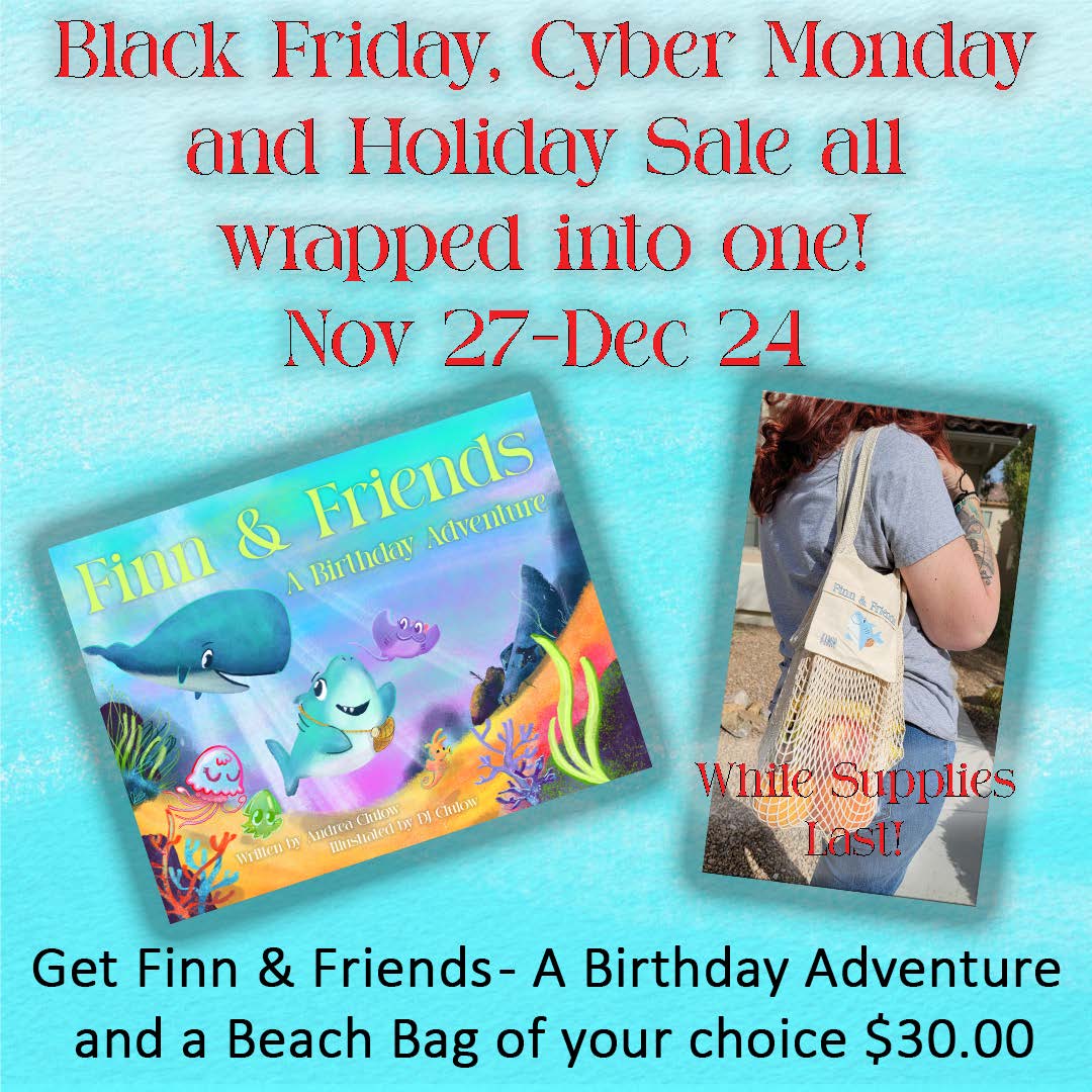 Bundle Sale - Finn & Friends - A Birthday Adventure/Character Beach Bag